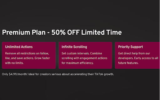 TikTok Growth - Auto Followers, HD Video Downloader :: Automate your TikTok growth & download videos! Auto-follow, auto-like, and premium video downloads