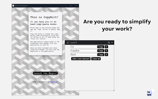 CopyBolt :: It can help you to do hard copy-paste works.