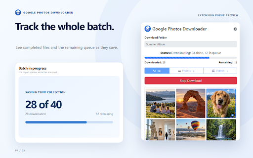 Google Photos Downloader :: Bulk photo and video downloads for Google Photos