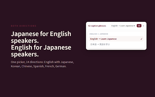 Piccard: YouTube Flashcards, Bilingual Subtitles & Offline Dictionary :: Bilingual YouTube subtitles + offline dictionary. 14 directions: EN↔JP·KO·ZH·ES·FR·DE. Hover a word: IPA, CEFR. FSRS flashcards.