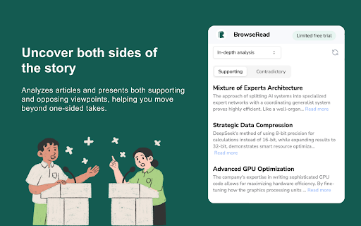 BrowseRead: Analyze News Like a Pro Investor :: Analyze news articles like a Wall Street pro. See impacted stocks, sectors, and both sides of the story instantly