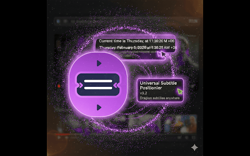 Universal Subtitle Positioner :: Position subtitles anywhere on any streaming platform