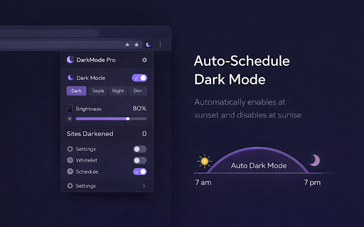 DarkMode Pro - Dark Mode for Every Website :: Instant dark mode for every website. Reduce eye strain, save battery and browse comfortably at night. One click to go dark.