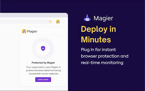 Magier Browser Extension :: Protect your personal information by masking sensitive data in real-time on ChatGPT and other websites with our seamless extension.