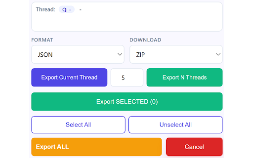 Perplexity Exporter :: Export Perplexity AI conversation threads to HTML/JSON/Markdown files - Premium available