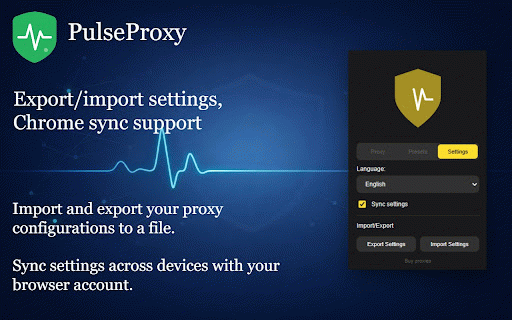 PulseProxy VPN :: Simple proxy switcher extension