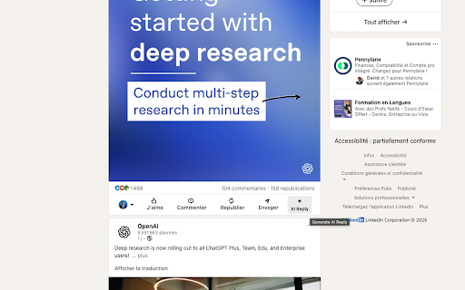 Smart AI Reply :: Smart AI Reply helps you generate relevant and engaging responses for your interactions on X and LinkedIn