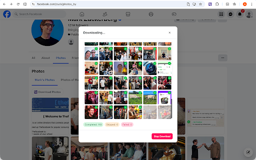 Photos Downloader Pro for Facebook :: Instantly download all photos from Facebook