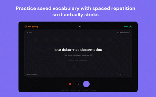 Legendario — Learn European Portuguese with films and series :: Learn European Portuguese with interactive subtitles, instant translations, and vocabulary practice