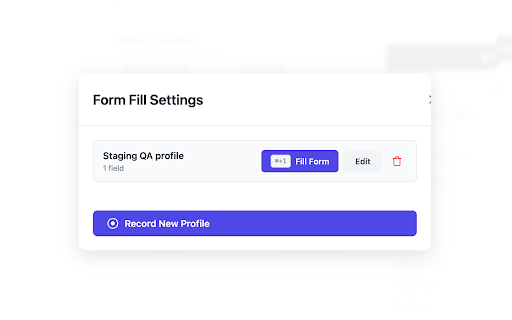 AutoFill Forms :: Auto-fill forms with saved profiles, including Stripe and Paddle payment forms