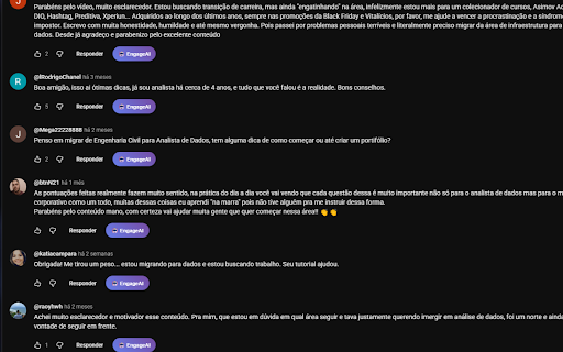 EngageAI — AI Replies for YouTube :: Generate AI-powered replies to YouTube comments instantly. Works on YouTube & YouTube Studio. 10 free credits/month!