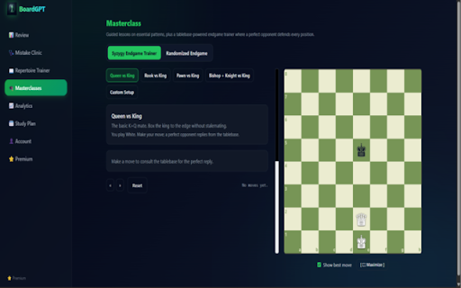 BoardGPT :: Real-time chess board analysis, best-move suggestions and AI coaching as a Chrome extension — BoardGPT.