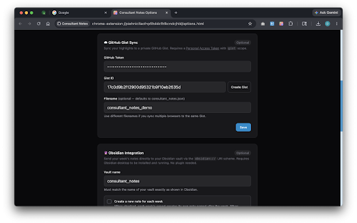 Consultant Notes :: Log your daily work and export clean, professional status reports for your clients or employers. 100% private and local-first.