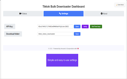 Tiktok Bulk Downloader :: Download TikTok videos in bulk directly from your browser.