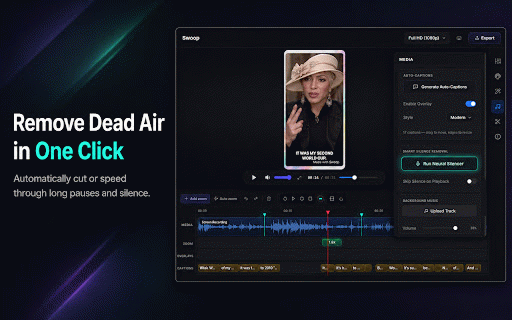 Swoop: Screen Recorder with Auto Zoom :: Cinematic screen recordings with auto-zoom, smooth pan, and click effects - right from your browser.