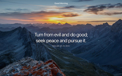 Selah :: A minimal, beautiful daily Bible verse experience that replaces the Chrome new tab page.