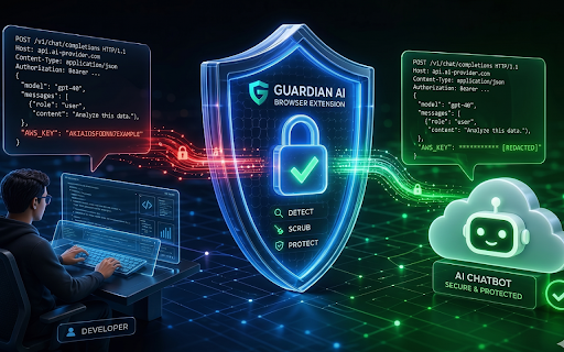 AI-Guardian :: Block secrets & PII before ChatGPT, Claude, Gemini & Copilot. On-device detection; optional pairing sends metadata only.