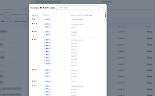 SAP BTP Workzone Kit :: Inspect and safely maintain SAP BTP Work Zone application UI5 version configuration for the signed-in admin.