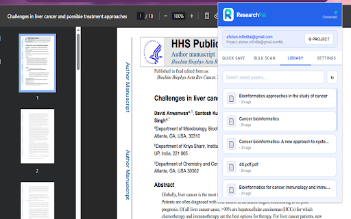 ResearchPal :: Save, scan, and manage research PDFs directly into your ResearchPal library.