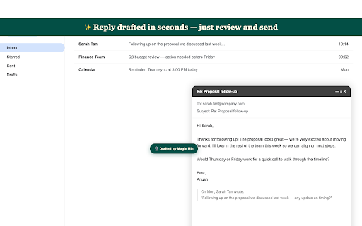 Magic Mic :: Global hotkey voice input → AI-drafted reply, anywhere