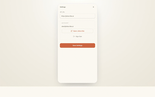 Jobscribe - Job Saver :: Save job postings from LinkedIn, Indeed, and more to Jobscribe with one click
