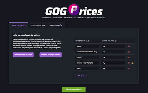 GOG Prices :: Displays regional prices on GOG.