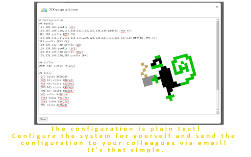 3CX groups and more :: Extends the 3CX client with groups and more.