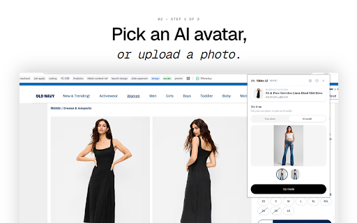 Slidez – AI Virtual Try-On for Clothes :: AI virtual try-on for clothes while shopping online. Preview clothing from fashion websites on your own photo before buying.