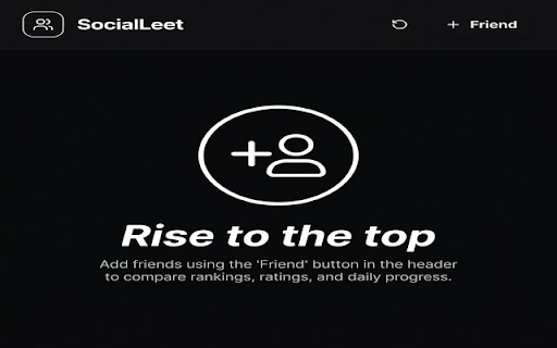 SocialLeet: LeetCode Friends Leaderboard & Tracker :: Track friends' LeetCode progress, daily submissions, and contest rankings. Stay motivated with a real-time competitive leaderboard.
