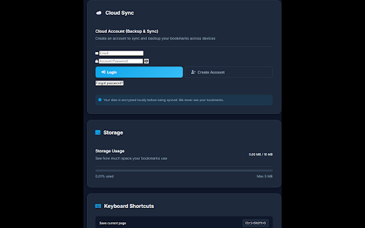 PrivateLinkSaver :: Save and organize your links privately and securely with password protection