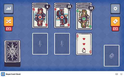 Royal Card Clash - Strategically play cards to defeat the royals! :: Challenge royal cards in this offline card game with fun twists and strategic gameplay!