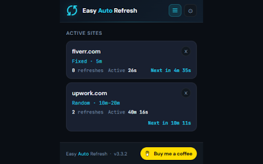 Easy Auto Refresh :: Effortlessly refresh web pages at your preferred time intervals!