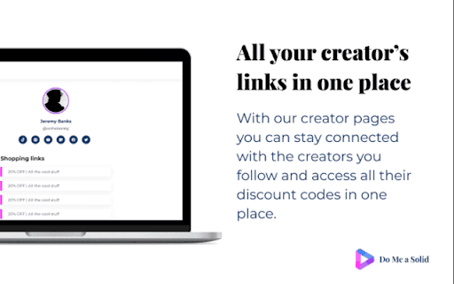 Do Me A Solid :: DMS finds you the best online shopping deals globally from your favorite content creators.