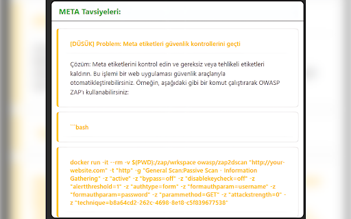 NEVER DIE | Cyber Security Assistant :: Pasif güvenlik analizi yapan yasal uyumlu güvenlik asistanı