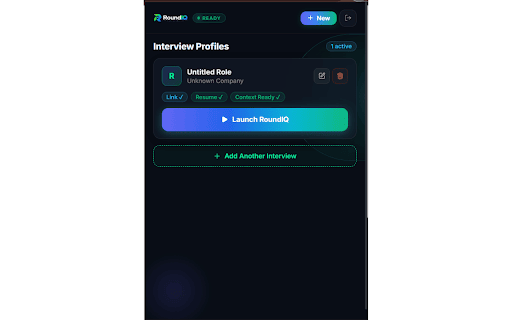 RoundIQ :: Real-time AI copilot for interviews