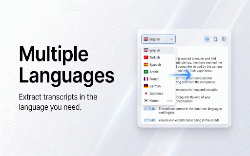 YouTube Transcript Copier :: One-click YouTube transcript copier. Auto-opens transcripts, copies formatted text with timestamps, paragraph mode, and more.