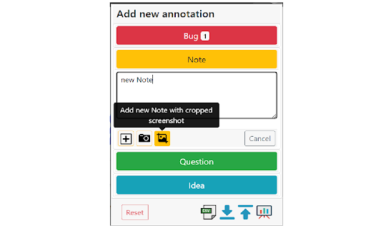Exploratory Testing :: Chrome extension for exploratory testing