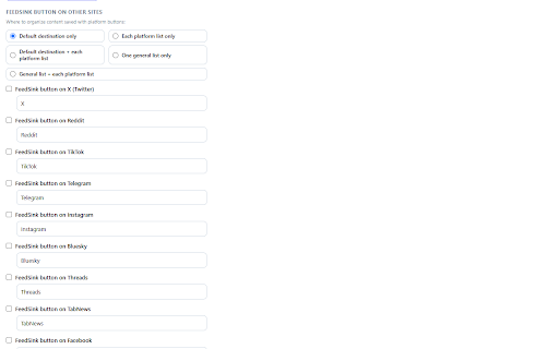 FeedSink :: Save any page to FeedSink, subscribe to its RSS feed and capture highlights.