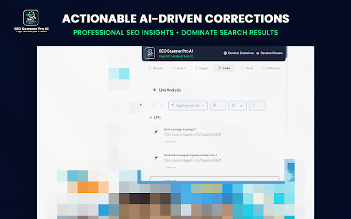 SEO Scanner Pro AI – Page SEO Analyzer & Audit :: SEO Scanner Pro AI – premium on-page SEO analyzer and AI audit assistant for titles, meta tags, images, links and more.
