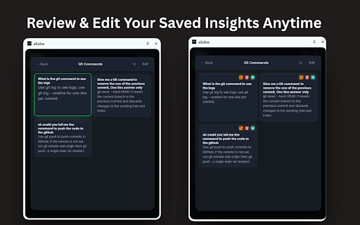 aSolve :: AI Assitant for all of your problems that also makes the knowledge base from the conversation history