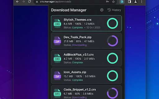 CRX Downloader & Reviews Exporter :: Download any extension as a CRX or ZIP file, convert CRX to ZIP, and export Chrome Web Store reviews to CSV or JSON.