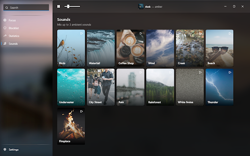 Umbra Blocker :: Blocks distracting websites while Umbra focus protection is active.