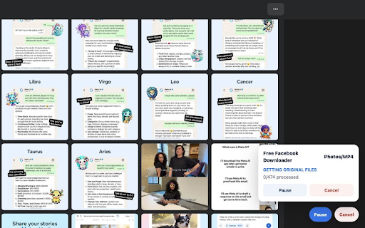 Free Facebook Downloader by LicheeSight :: Save Facebook photos and supported videos you own or have permission to download, with filters and organized folders.