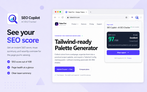 SEO Copilot – AI Title & Meta Checker :: Check page SEO before publishing, prioritize title and meta issues, generate AI suggestions, and re-scan after edits.