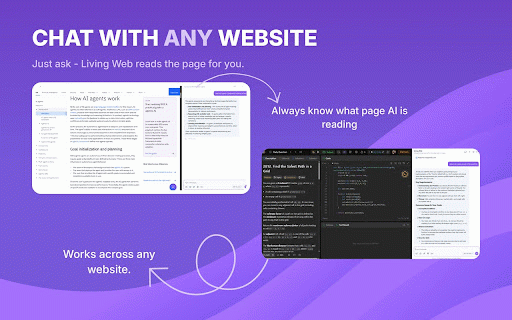 Living Web: AI Assistant, Summarizer for YouTube, Images & Articles :: Summarize content, analyze articles, explore documents, extract insights, and interact with websites.