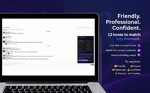 BetterSend — Rewrite Messages with AI :: Rewrite, translate and improve messages instantly across Slack, Gmail, LinkedIn, WhatsApp and more.