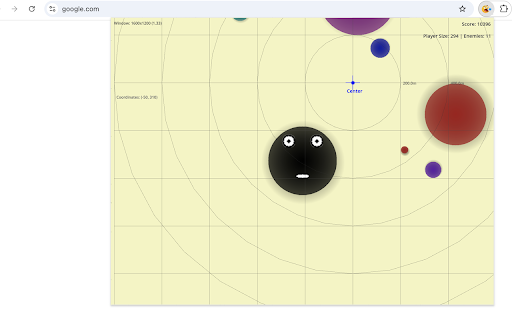 Bubble Eater :: Score by eating small bubbles but dodging the big ones!