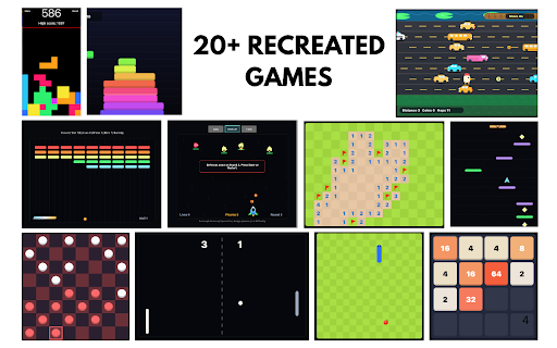 Pokcade - Popup Games Extension | Over 20+ Games :: Pocket Arcade: lightweight built-in games in a compact popup.