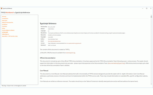 TYPO3 Workbench :: Usefull tools around your work with TYPO3. Presented by VisionConnect