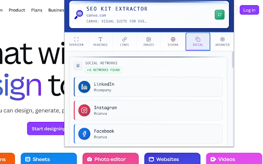 SEO Kit Extractor :: Complete SEO analysis tool - Meta tags, headings, links, images and more